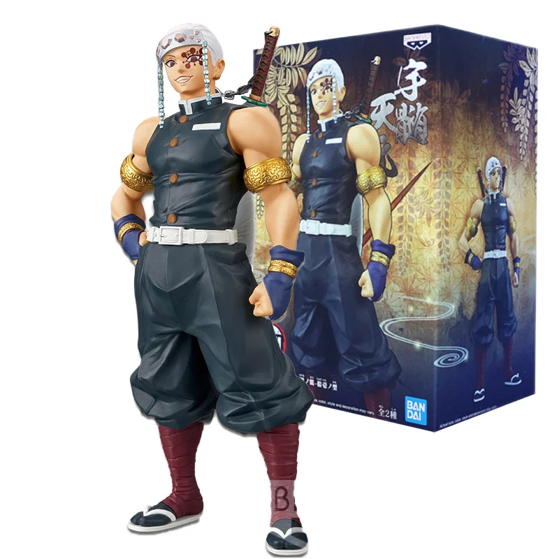 

Anime Demon Slayer Uzui Tengen Agatsuma Zenitsu PVC Action Figure Collection Statue Model Toys Doll Kids Decoration Best Gift