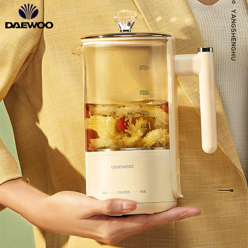 

DAEWOO YS2 кастрюля для сохранения здоровья, электрический чайник, многофункциональная тушенка, термоизоляция, чайник для домашнего офиса, 600 мл