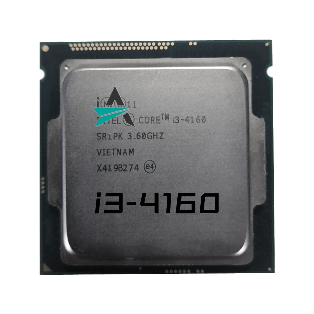 

Б/у двухъядерный процессор Core i3 4160 3,60 ГГц Haswell CPU 5 GT/s 3 Мб SR1PK LGA 1150