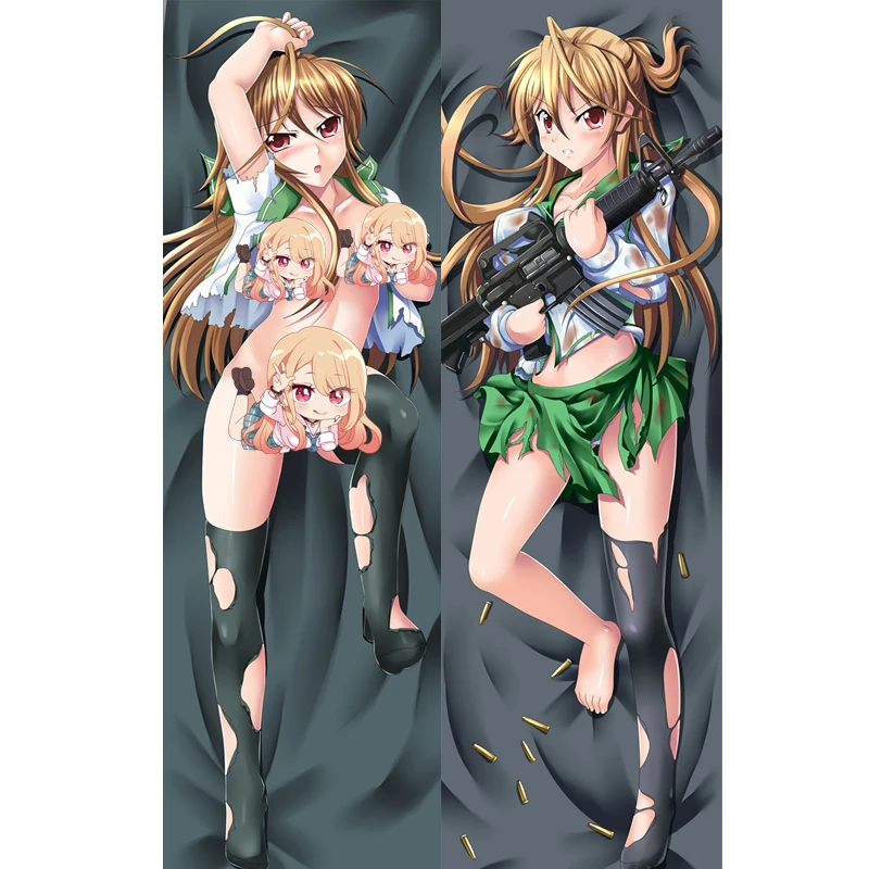 Наволочка дакимакура из аниме старшая школа мертвых |