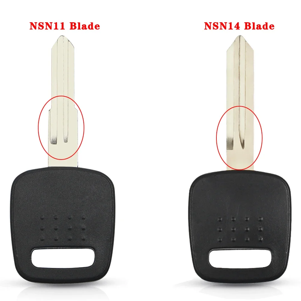 Фото KEYYOU 1 шт. для Nissan A33 A32 Versa X-trail Teana Livina Sunny Transponder Key Shell Чехол для автомобильного ключа NSN14 NSN11 Uncut Blade №2