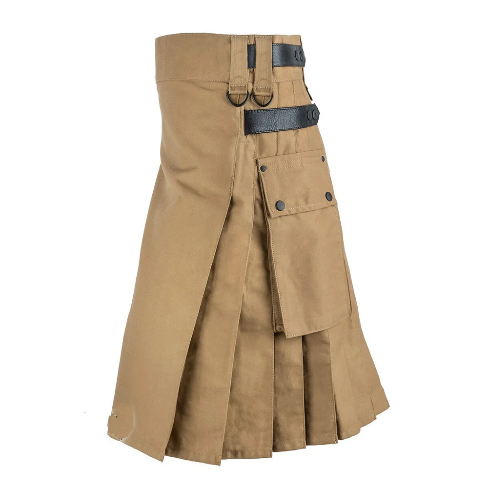 Модный шотландский традиционный костюм Kilt для мужчин средневековый женский Rave