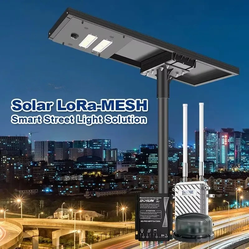 Фото Умная система уличного освещения IOT IP65, платформа SSLS, солнечное умное уличное освещение ZHAGA для туннелей и автомагистралей. №1