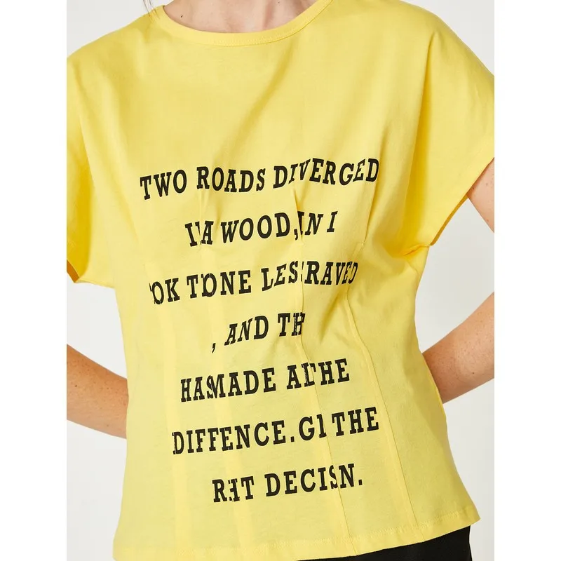 

Women's Writing Printed T-Shirt T Shirt Y2K Top Nostalgic Summer Women T-Shirt Anime Bluz