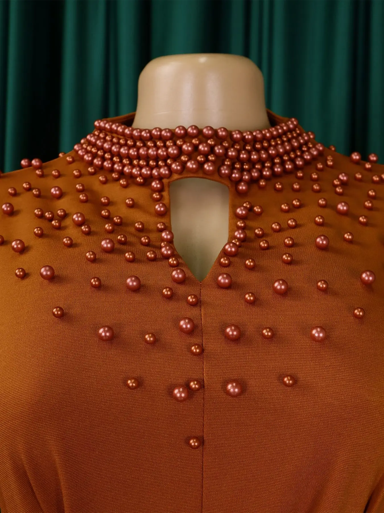 Элегантные церковные платья для женщин трапециевидные с длинными рукавами