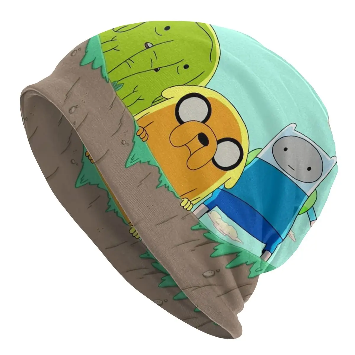 

Adventure Time With Finn Jake Prince Caps Casual Unisex Outdoor Skullies Beanies Hat Spring Warm Dual-use Bonnet Knitted Hat