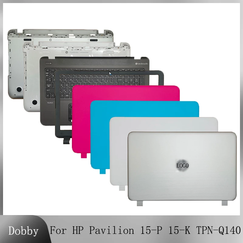 

New Laptop case for HP Pavilion 15-P 15-K TPN-Q140 LCD Back Cover Front Bezel Bottom Base Case Hinges Top Lid Housing Keyboard