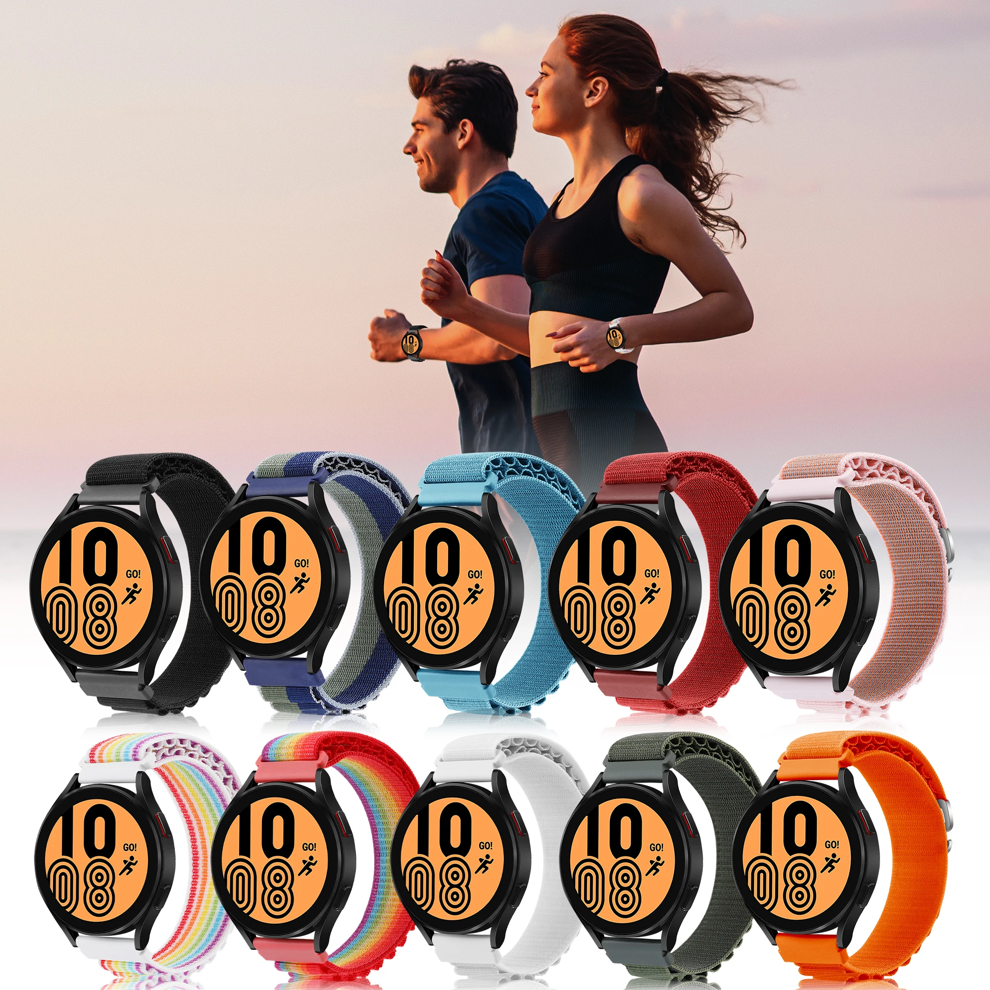 20mm 22mm Band for Samsung Galaxy Watch 5 Pro 45mm active 2 Gear S3 bracelet Alpine Loop correa for Galaxy watch 4 Huawei GT 2/3