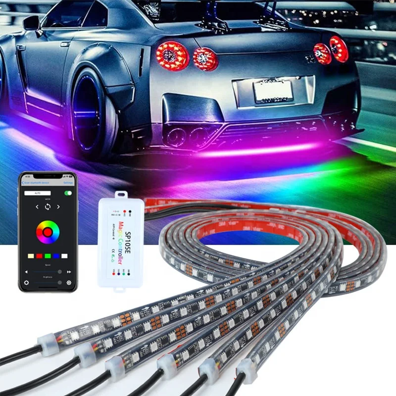 Pro Plus IP68 водонепроницаемый светящийся в темноте автомобиль 6 шт.