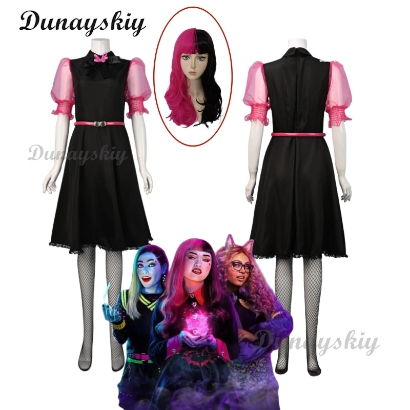 Фильм Монстр Косплей Живое Платье Высокая Девушка Дракулаура Костюм Парик