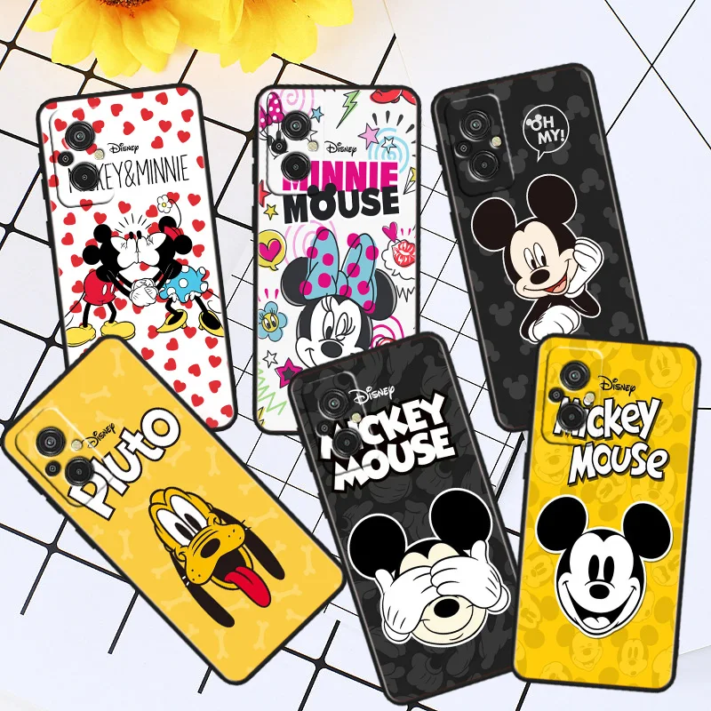 

Lovely Disney Mickey Phone Case For Xiaomi Redmi K60E K60 K50G K50 K40S K40 K20 S2 6A 6 5A 5 Pro Ultra Black Soft Cover