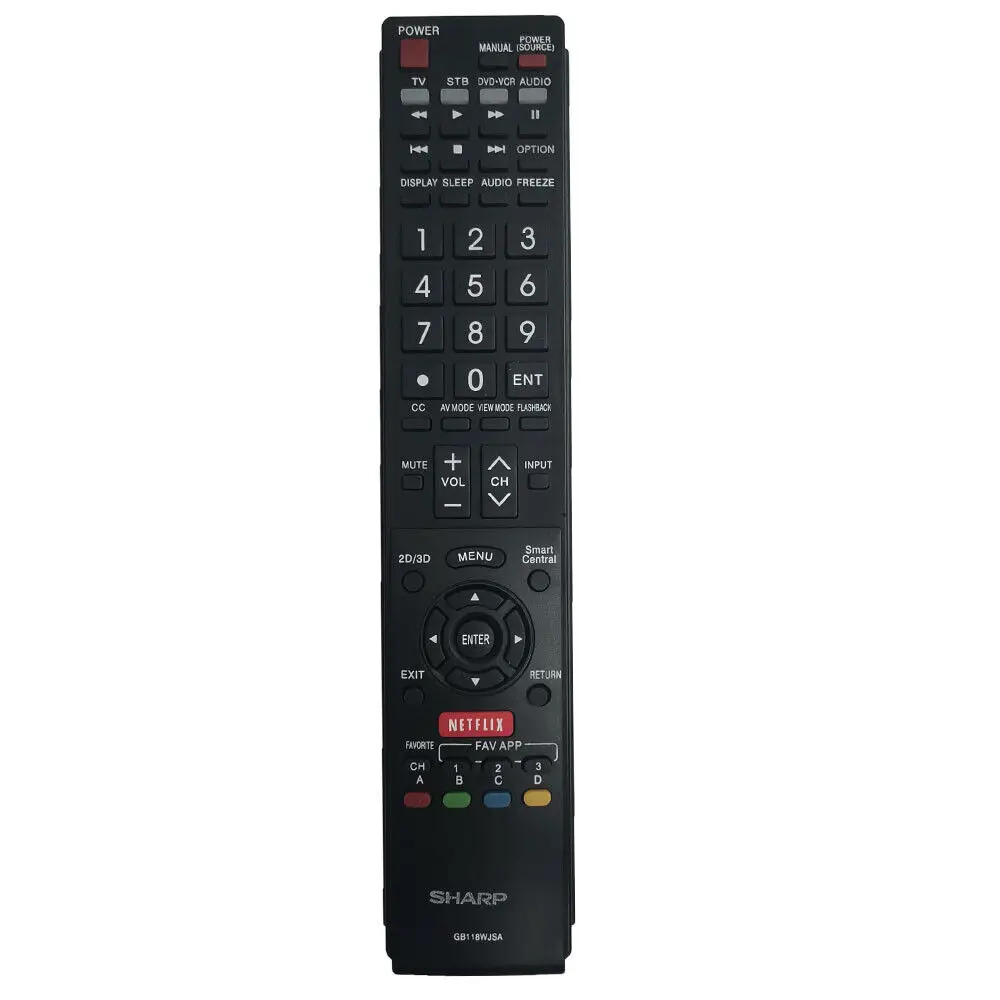 Новый пульт дистанционного управления USBRMT GB118WJSA для SHARP AQUOS TV GB005WJSA LC70LE650U LC60LE650U