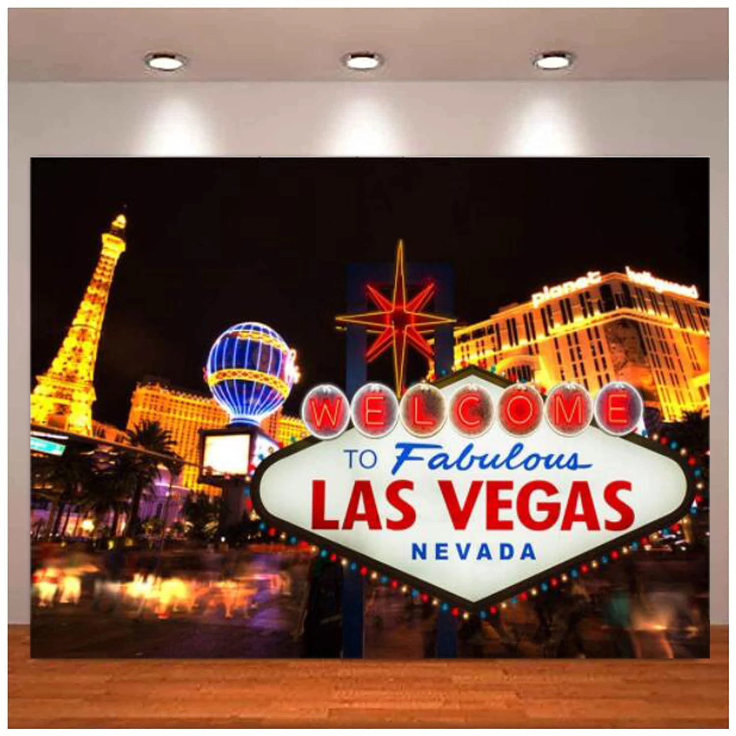 

Добро пожаловать в Лас Вегас фотография Фон городской рекламный щит баннер казино Ночной пейзаж украшение для вечеринки фото фон реквизит