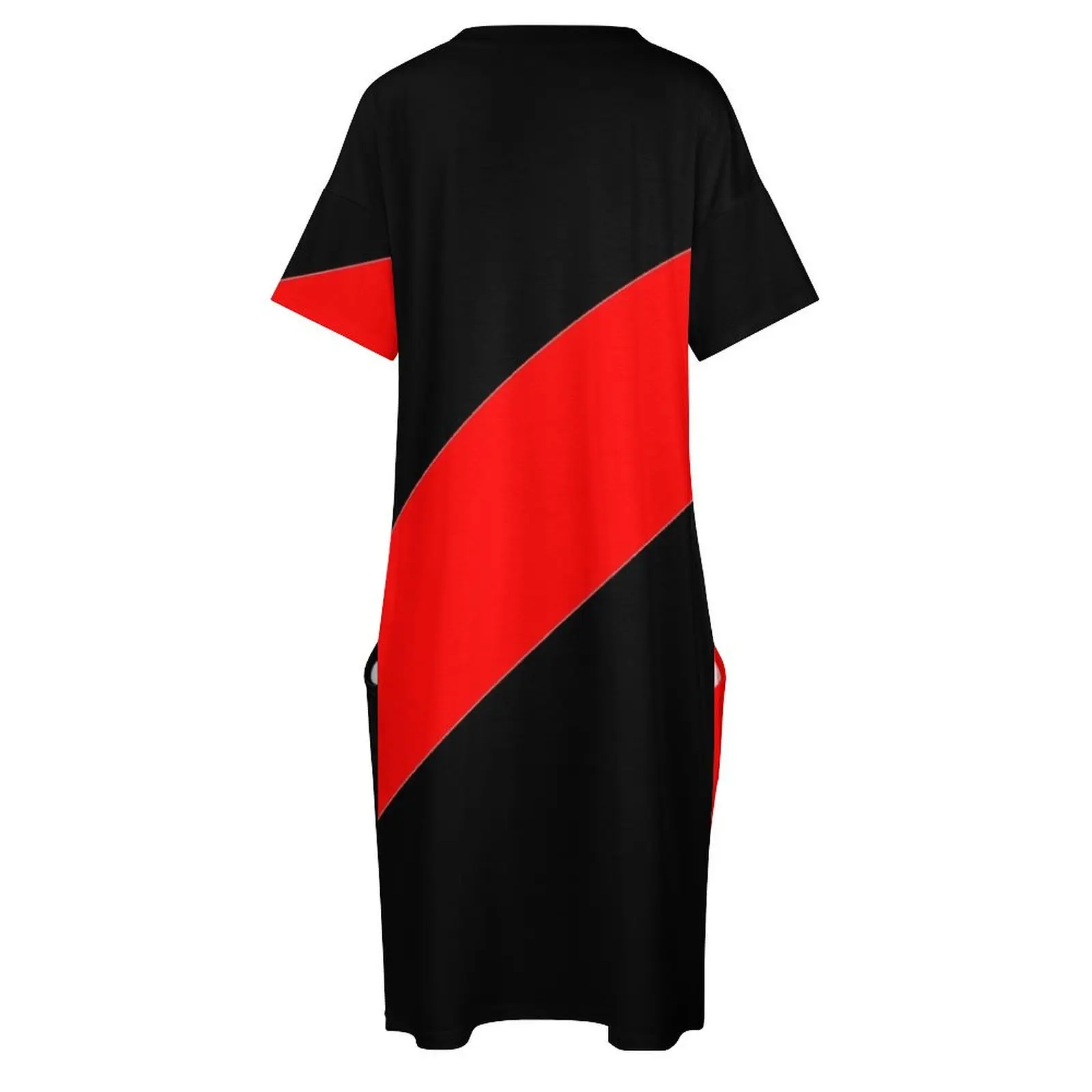 Трикотажное свободное платье AFL Essendon с карманами женские платья летняя одежда