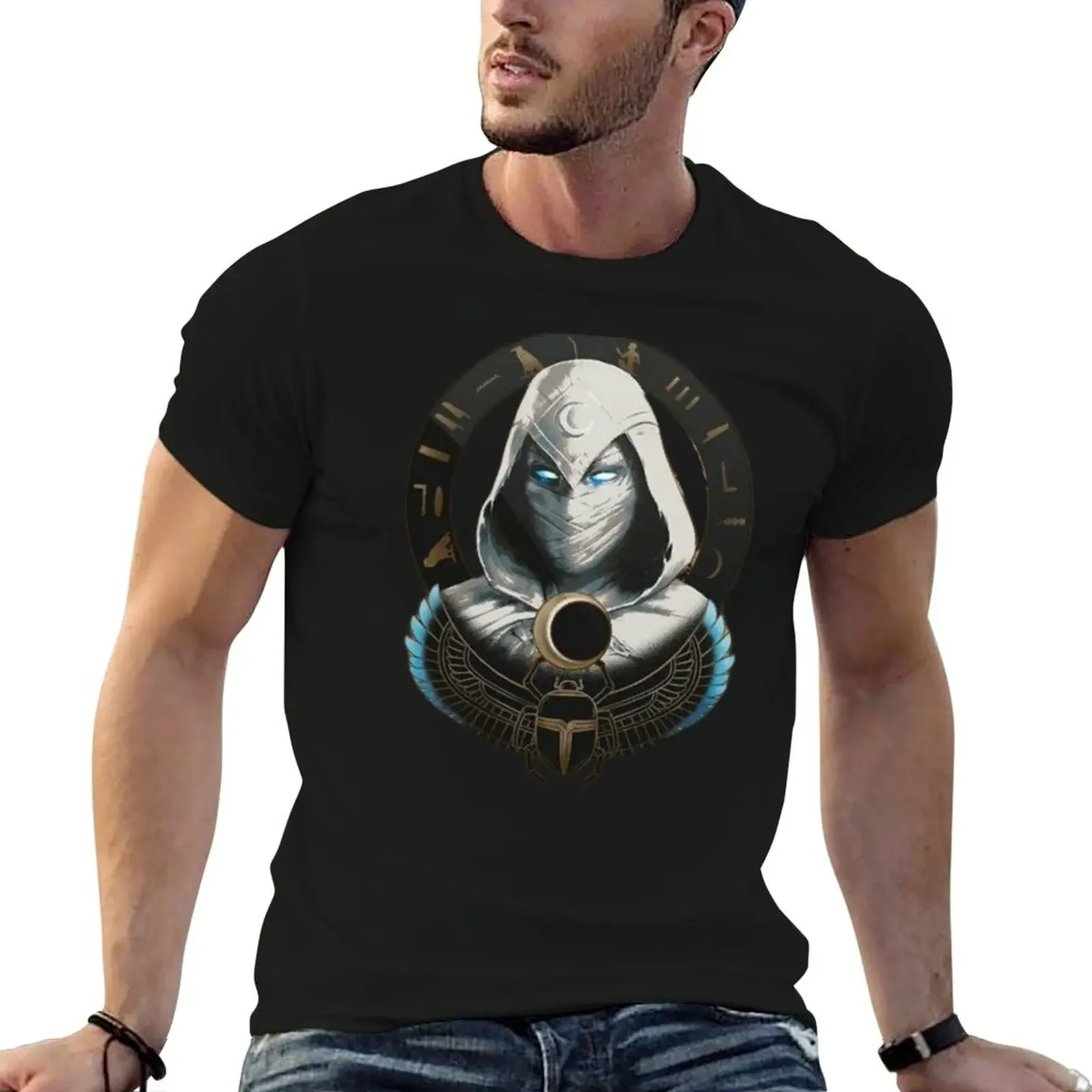 Лунночный бейсбол? Футболка с рукавами футболка большого размера рисунком