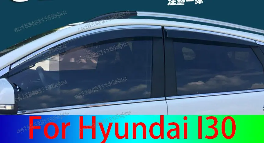 

Автомобильный Стайлинг для Hyundai I30 2009-2015 навесные укрытия оконные козырьки Защита от солнца дождя наклейки чехлы автомобильные аксессуары