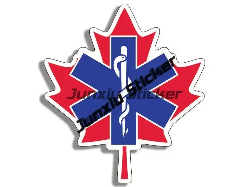 Наклейка с флагом Канады в форме кленового листа канадская любовь родной флаг