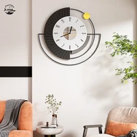 light luxury wall clock 20 inches minimalist wall clock modern design large creative home decoration living room battery horloge