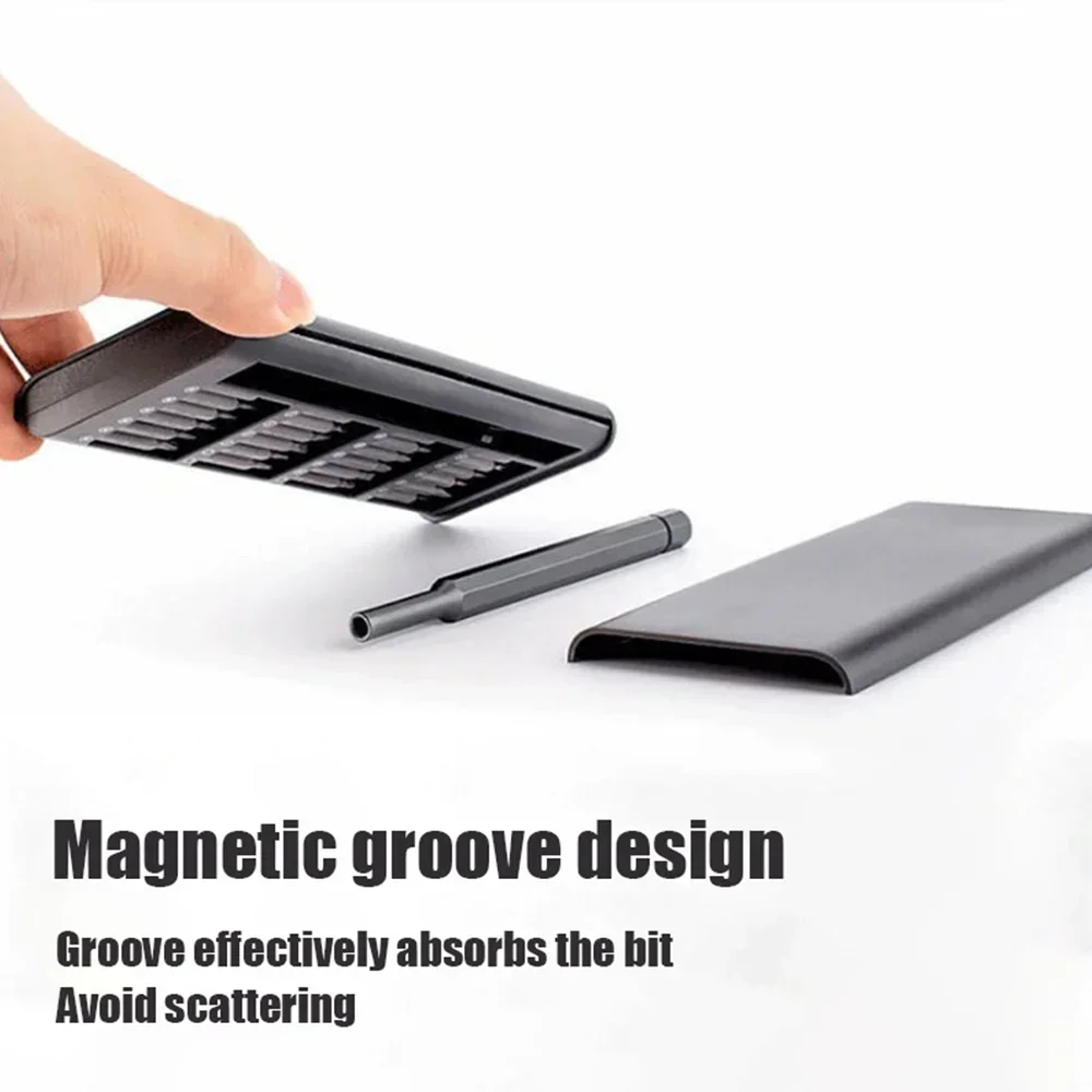 Набор отверток прецизионных магнитных 25-в-1 Маленький ремонтный комплект для