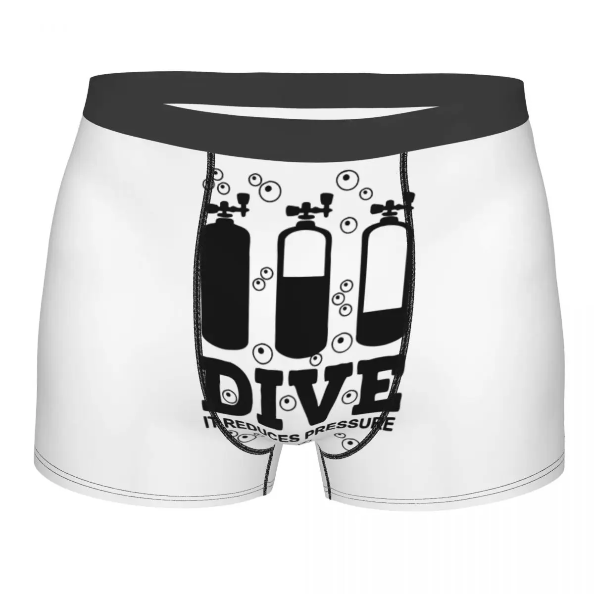 

Men's Scuba Diving Underwear Dive Diver Sea Snorkeling Sports Novelty Boxer Briefs Shorts Panties Male Soft Underpants S-XXL