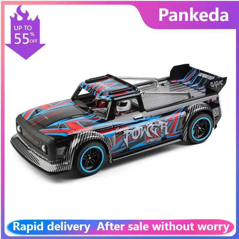 

104072 1/10 4WD 60Km/H High Speed Racing 2.4GHz RC Car Upgrade Brushless Motor Off-Road Drift Car cars for adults Birthday toy