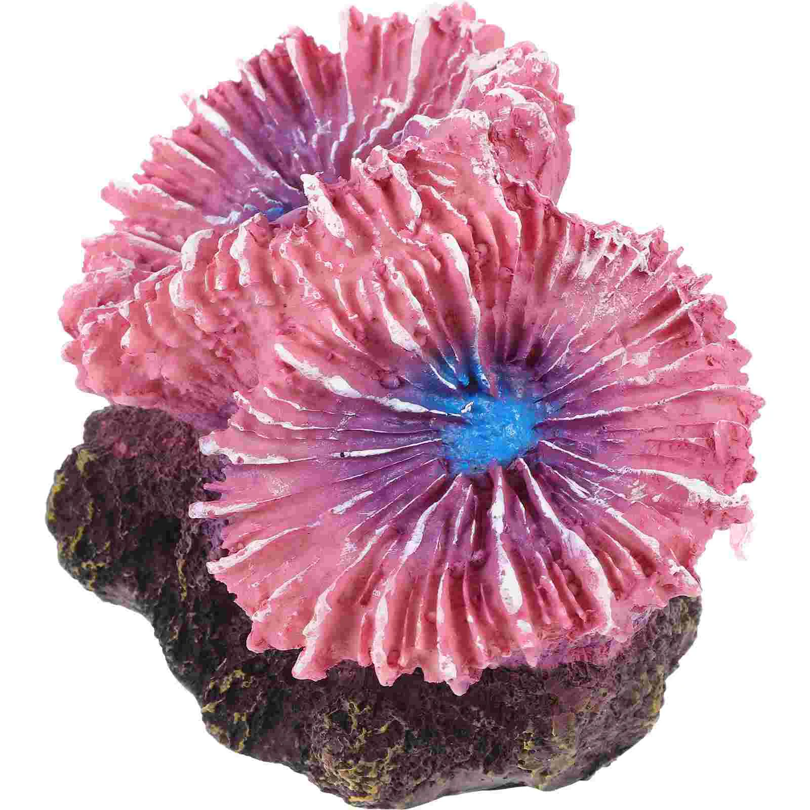 

Simulated Coral Landscaping Fish Aquarium Accessories The Ornaments Turtle Tank Resin Fake Reef Decor Decoration Crafts