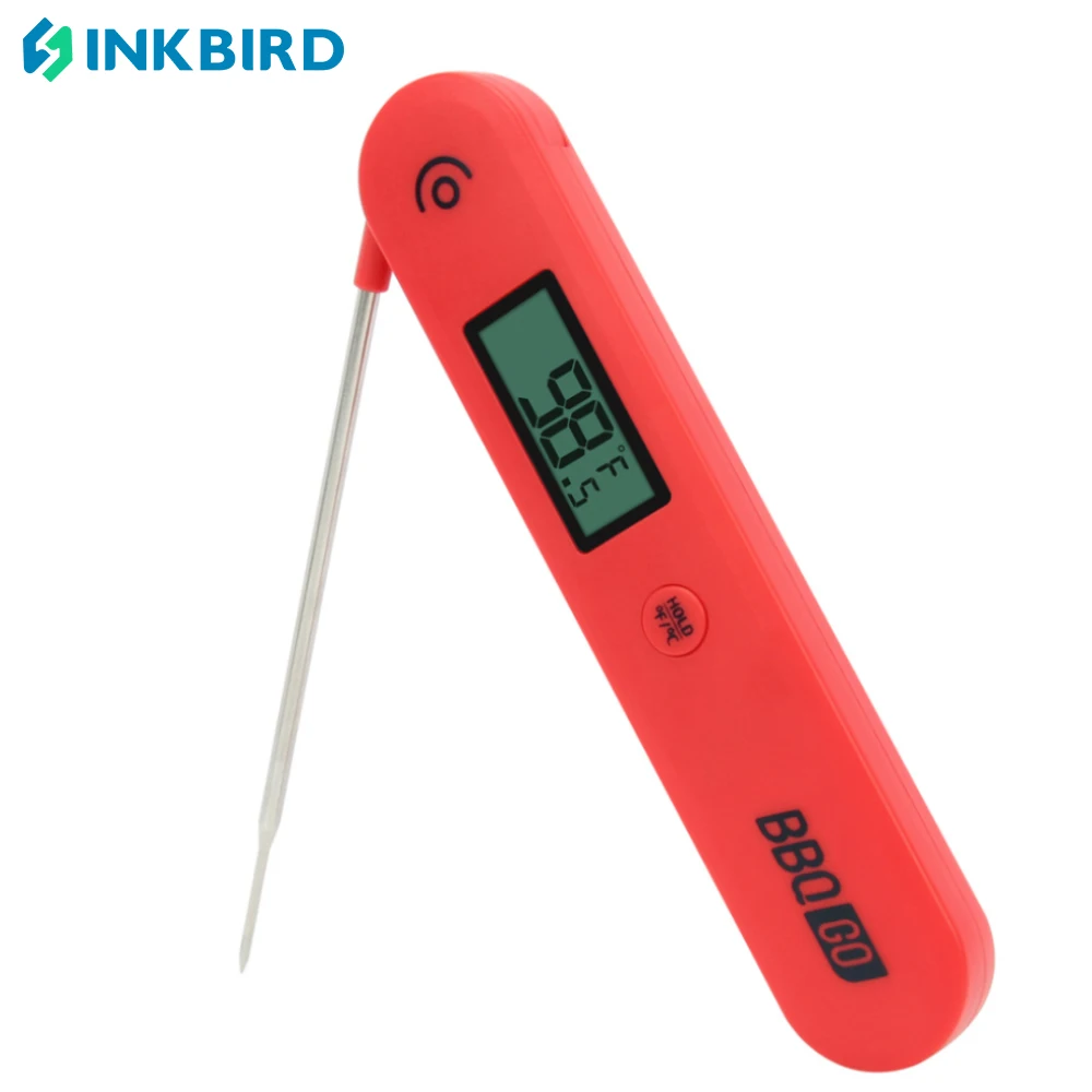 

INKBIRD BG-HH1C Digital Meat Thermometer Fast Respond & High Accuracy with Foldable Probe for Meat Grill BBQ Milk & Bath Water