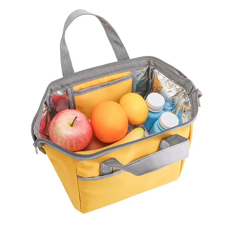 

Lunch Box Pouch Thermal Food Sack Cooler Handbags Multifunctional Large Capacity Insulated Preservation Bag for outdoor supplies