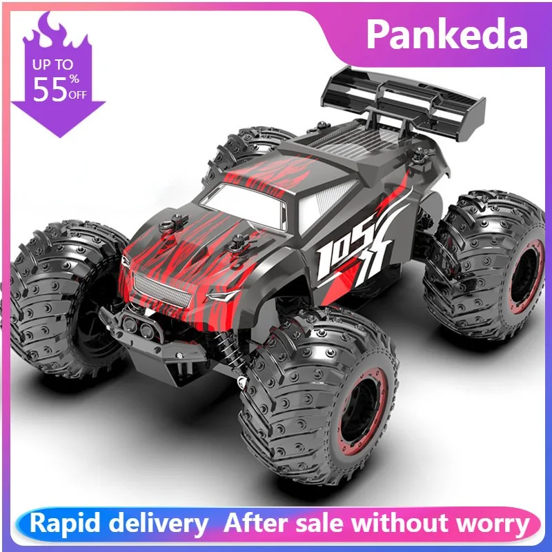 

Pankeda Q105 2.4G 1:18 RC Car Racing Drift 20KM/H High Speed Racing All Terrain Climbing Off Road Light Children Car Toy Gift