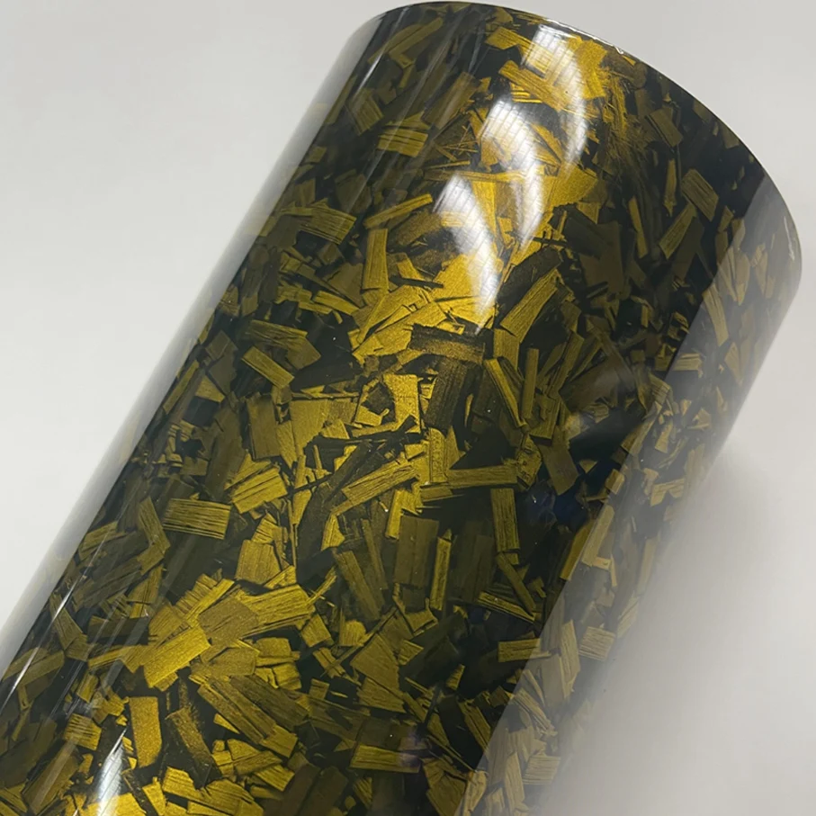 

7 цветов Супер Глянцевая ПЭТ кованая углеродистая виниловая оберточная пленка самоклеящаяся пленка для автомобиля