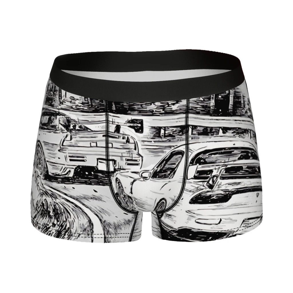 

Манга панель Rx7 Vs Nsx Initial D трусы, дышащие трусы, мужское нижнее белье, удобные шорты, боксеры, трусы