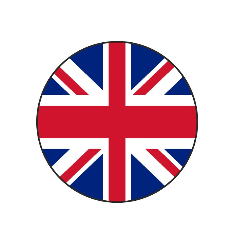 

_ Флаг Великобритании, круглая Автомобильная наклейка, наклейка на корпус, автомобильная наклейка, внешние аксессуары, принадлежности 15 см