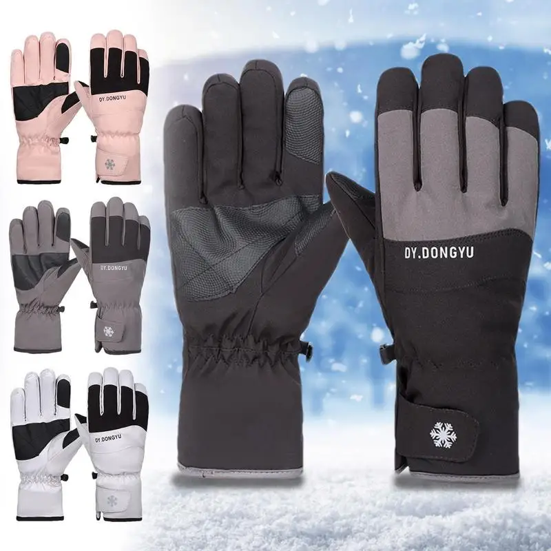 

Ski Gloves Waterproof Touchscreen Winter Snow Warm Gloves Men Women Hand Warmer For Snowboard Snowmobile Cycling Cold Weather