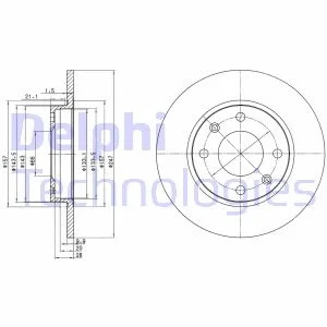 

Bbg2213 для зеркала дискового тормоза P106, P206, P205, P405, P309, ZX, C15, SAXO 1,4, воздушное охлаждение с американским размером