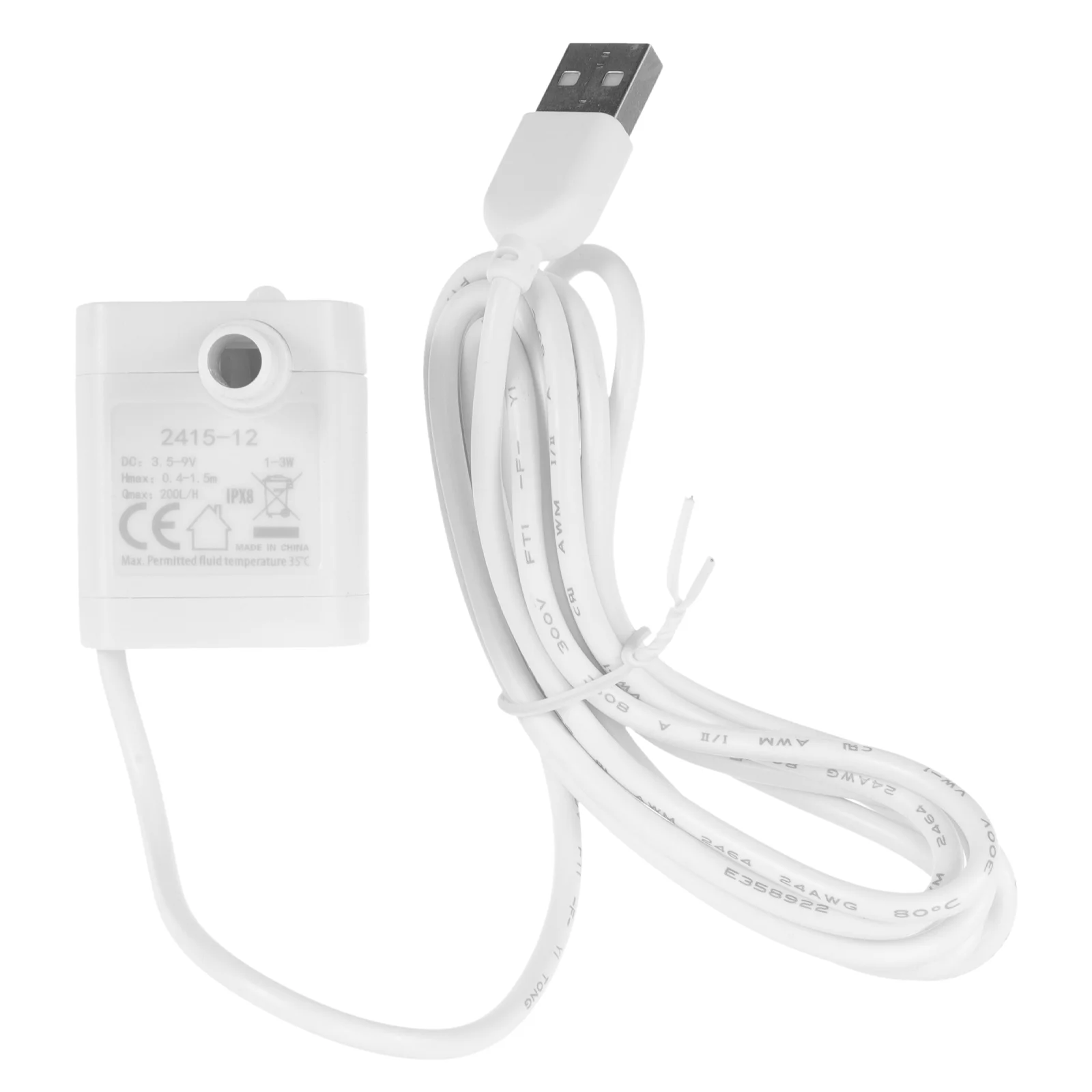 

USB Powered Water Fountain Pump Small Submersible Water Pump Fish Pond Pump