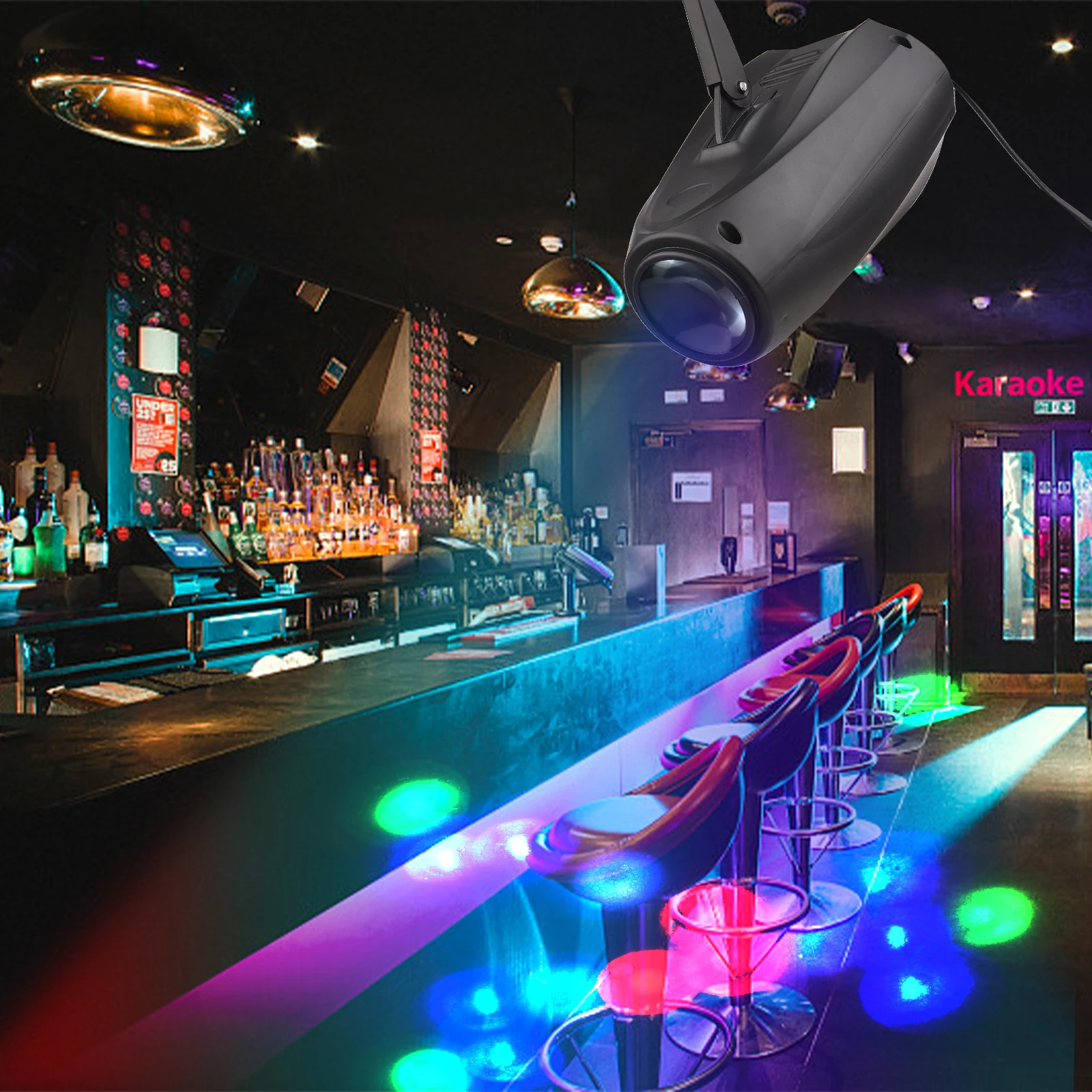 

Stage Spotlight Magic Effect Lamp Mini Led Switch Ball USB Flash DJ KTV Car Bar Party Lights Decorative LED Lamp Projector Lamp
