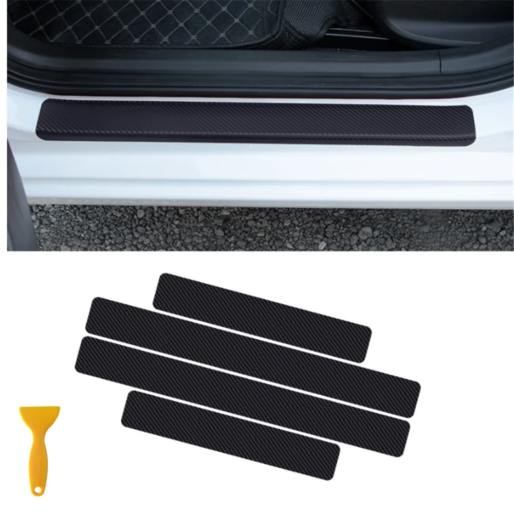 

Автомобильная наклейка на порог из углеродного волокна для Toyota Yaris Hiace Prius V Hilux Land Tacoma Tercel Tiara Van Venza Cruis