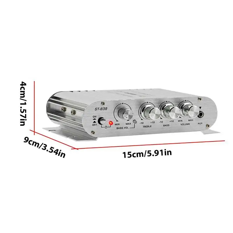 Автомобильный аудиоусилитель бас высокие и низкие частоты для управления