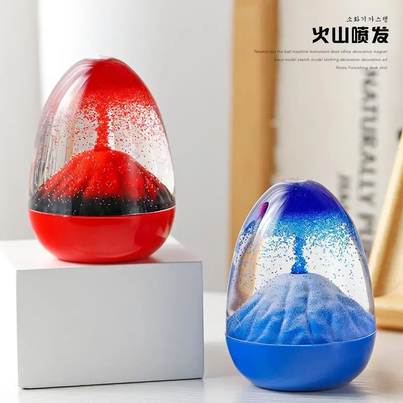 

Italy Vesuvius Eruption Suspended Oil Drop Hourglass Creative Water Liquid Volcanic Eruption Ornamental Ornaments Home Decor