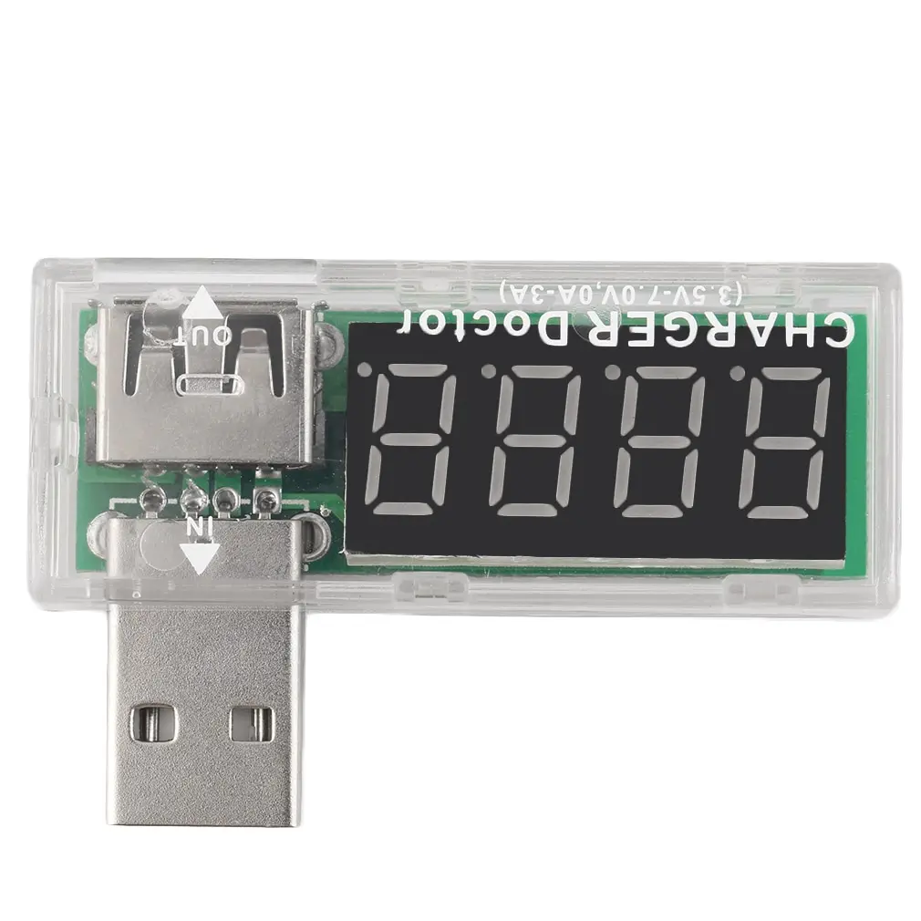 

Простое и удобное Зарядное устройство USB Doctor тестер аккумулятора телефона детектор мощности Измеритель Напряжения тока 3,5-7,0 V 0-3A