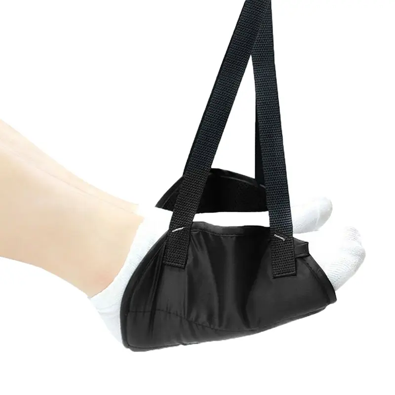 

Office Home Airplane Foot Rest Hammock for Travel Work Feet Care Massage Memory Foam Footrest Hammock