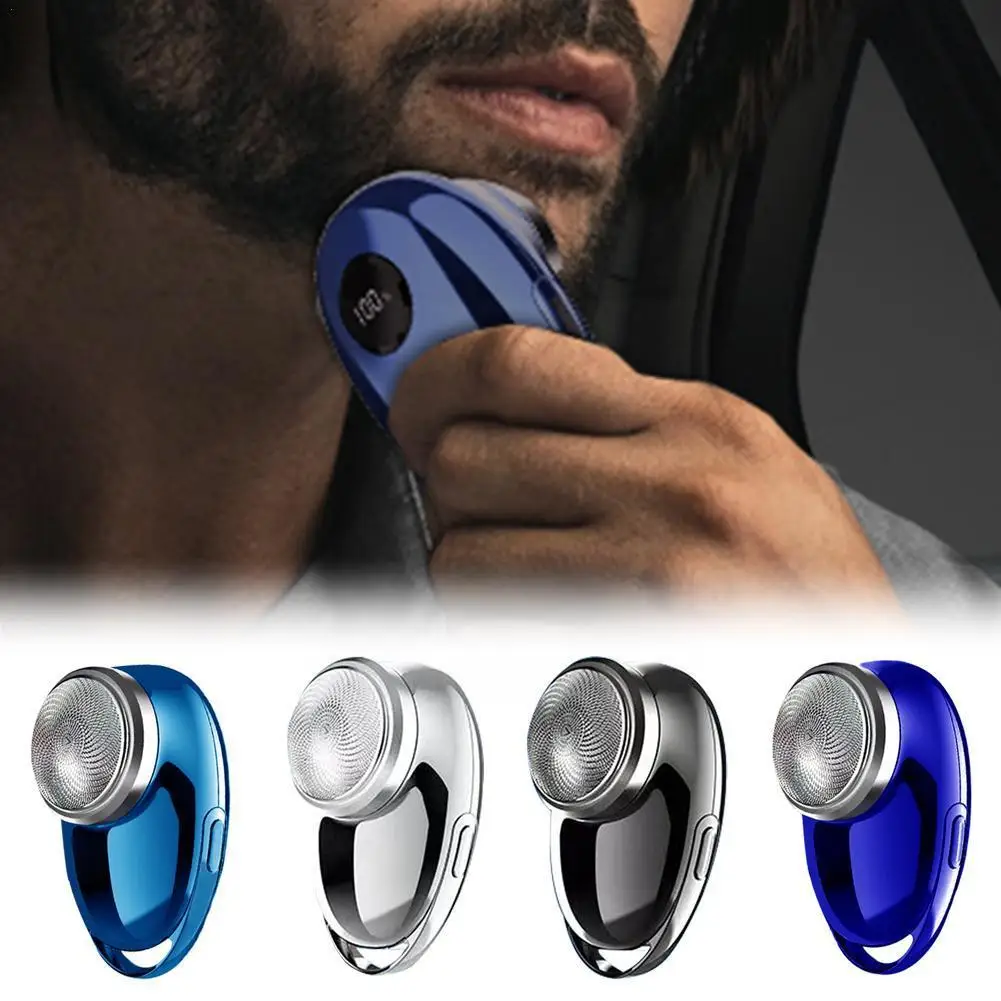 

Portable Mini Electric Beard Shaving Machine USB Rechargeable For Men Wet Dry Face Beard Shaver Knife Low Noise Accessories P7Q6