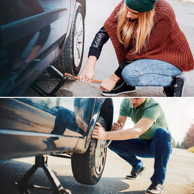 1 5 T домкрат механический Pantograph кривошипный W/гаечный ключ автомобильный