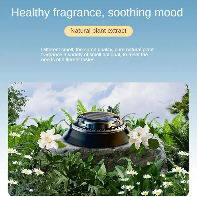 

Solar Car Mounted Fragrance Device Car Aromatherapy Solar Car Fragrance Car Perfume Durable Accessories High-end Car Fragrance