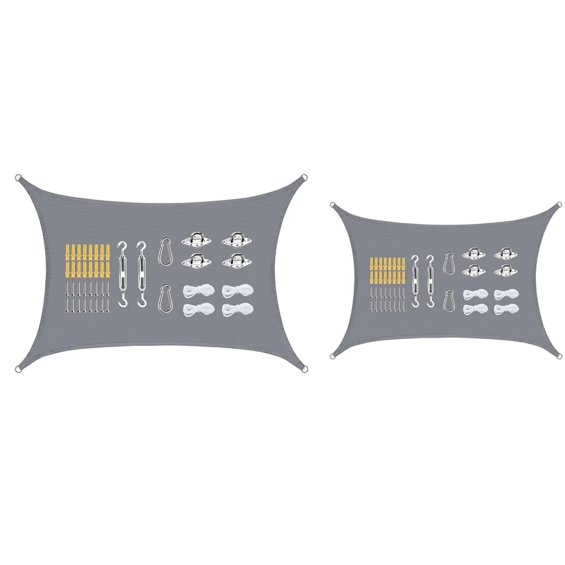 

Rectangular Sun Tarpaulin,Waterproof Sun Protection with Sun Visor Mounting,for Balcony, Canvas Pergola