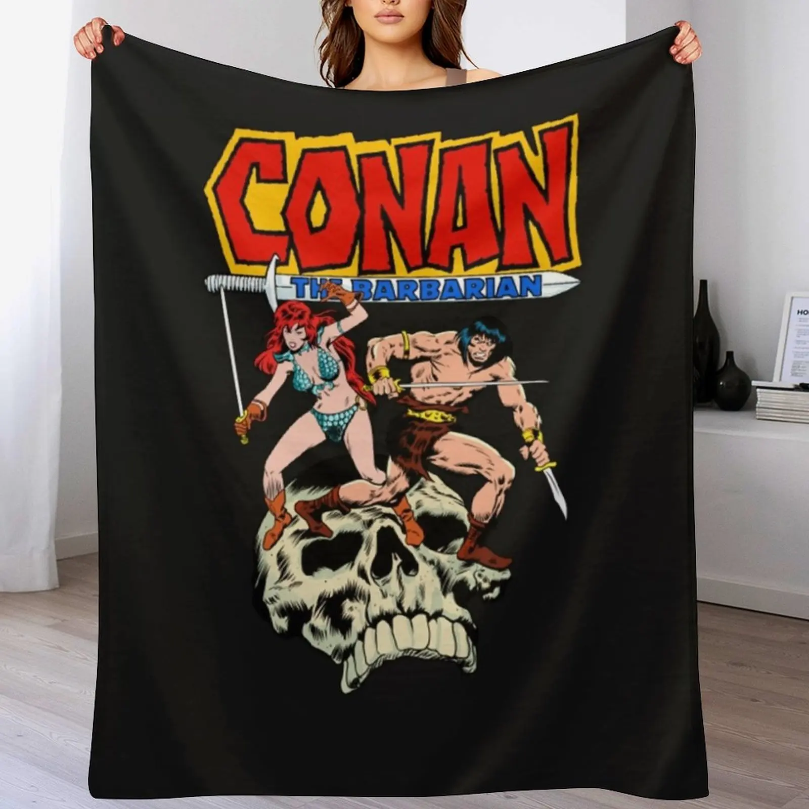 Одеяло Conan The Barbarian and Red Sonja термоодеяла для младенцев одеяла