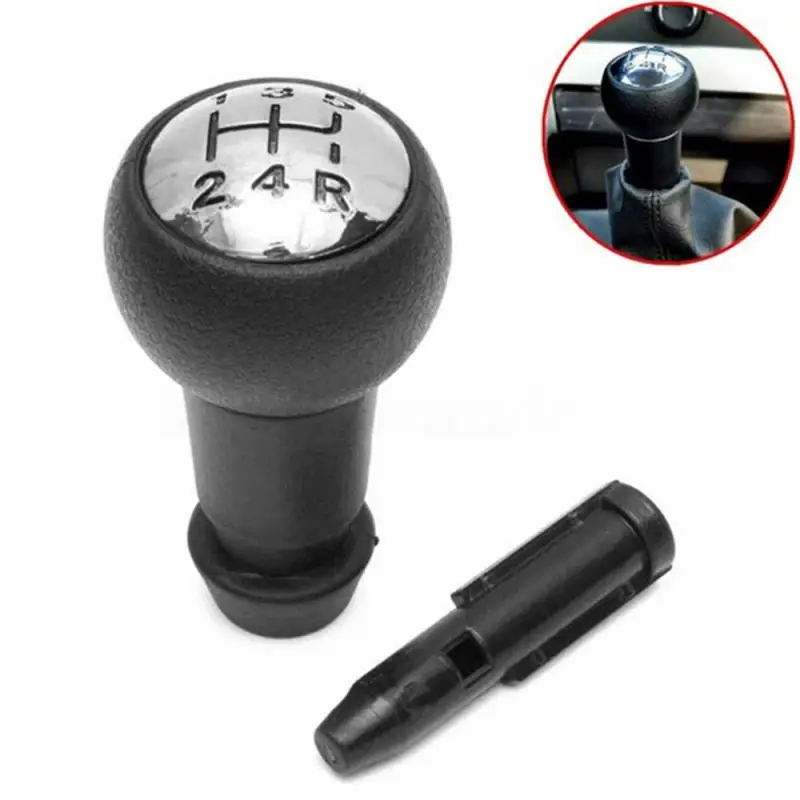 

5 Speed Car Gear Shift Knob Lever Sleeve Adapter Adapter Lever For Peugeot 106 205 206 306 406 107 207 307 807 Car Interior Part