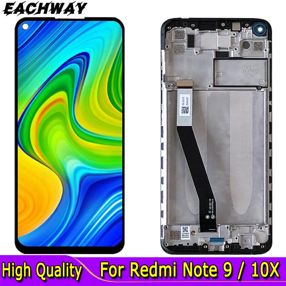 

For Xiaomi Redmi Note 9 LCD Display Touch Screen For Redmi Note9 Display Repair Parts 6.53" For Xiaomi Redmi 10X 4G LCD Screen