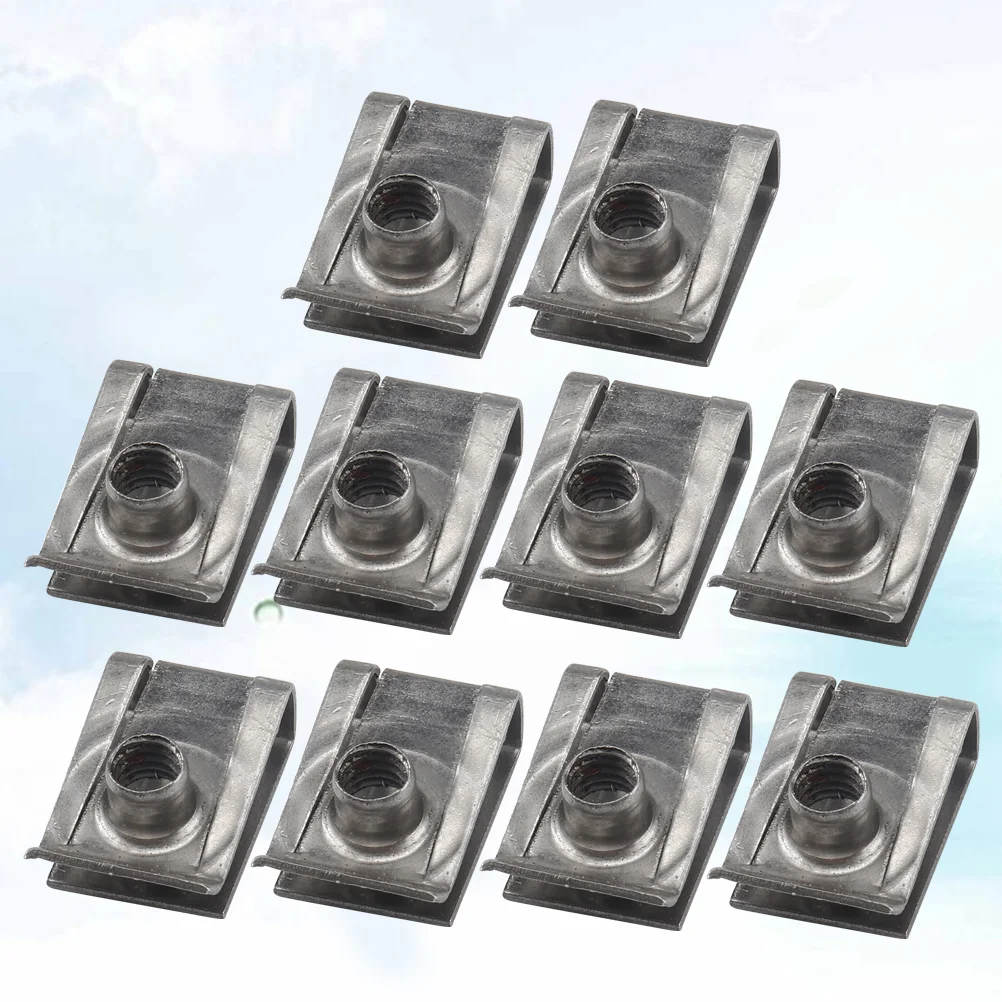 10 шт. автомобильные зажимы-Клипсы из марганцевой стали