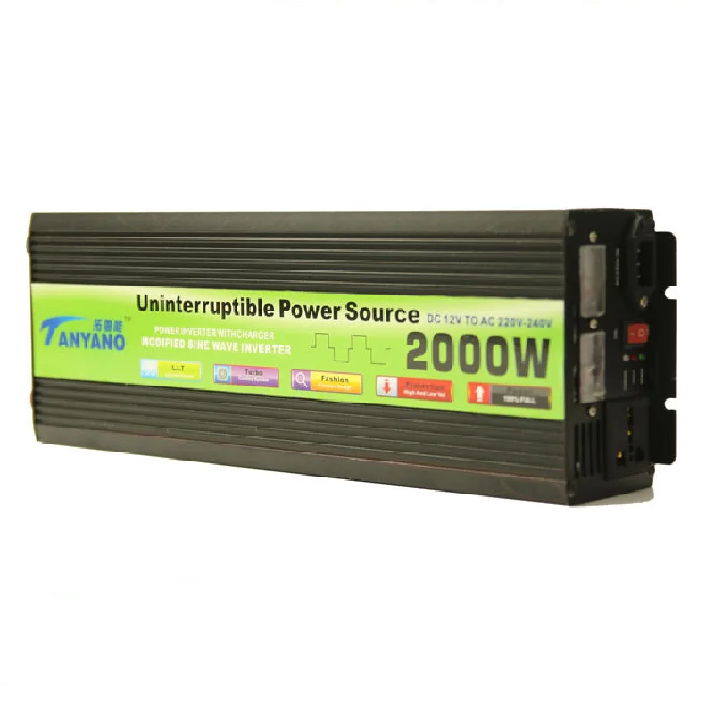

Power UPS 12v 24v Auto Car Inverter 2000w Modified Sine Wave Power Solar Power Inverter